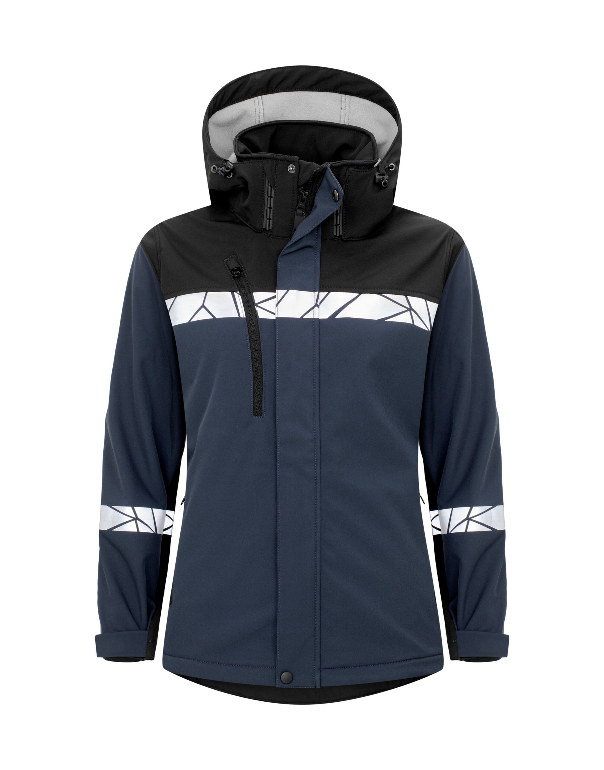 Progression 7417 Ladies Softshell Jacket - Navy/Black