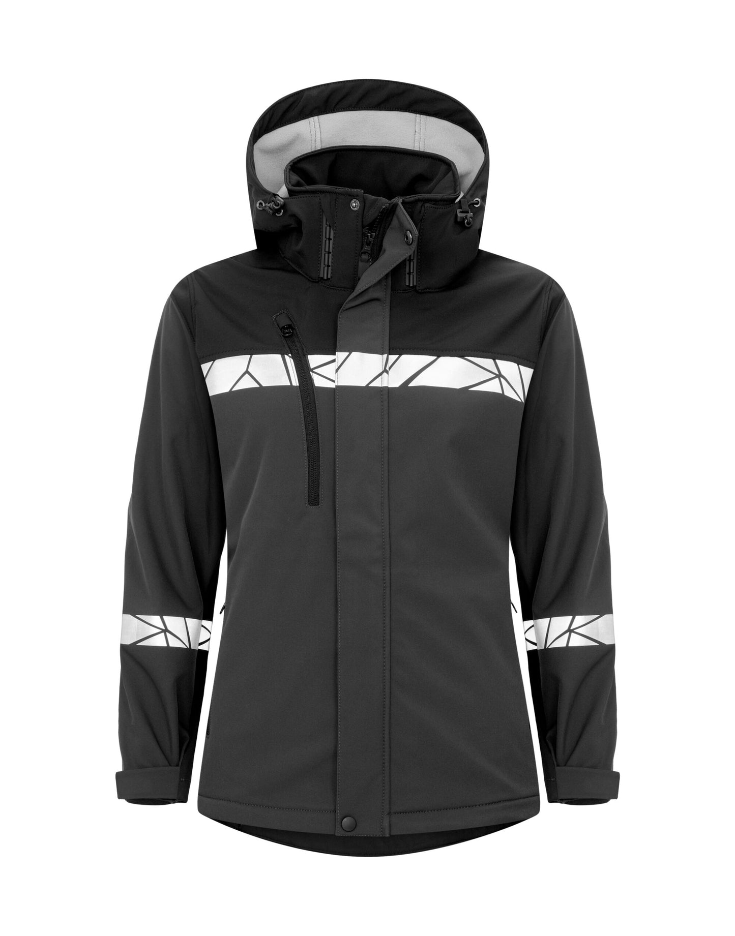 Progression 7417 Ladies Softshell Jacket - Grey/Black