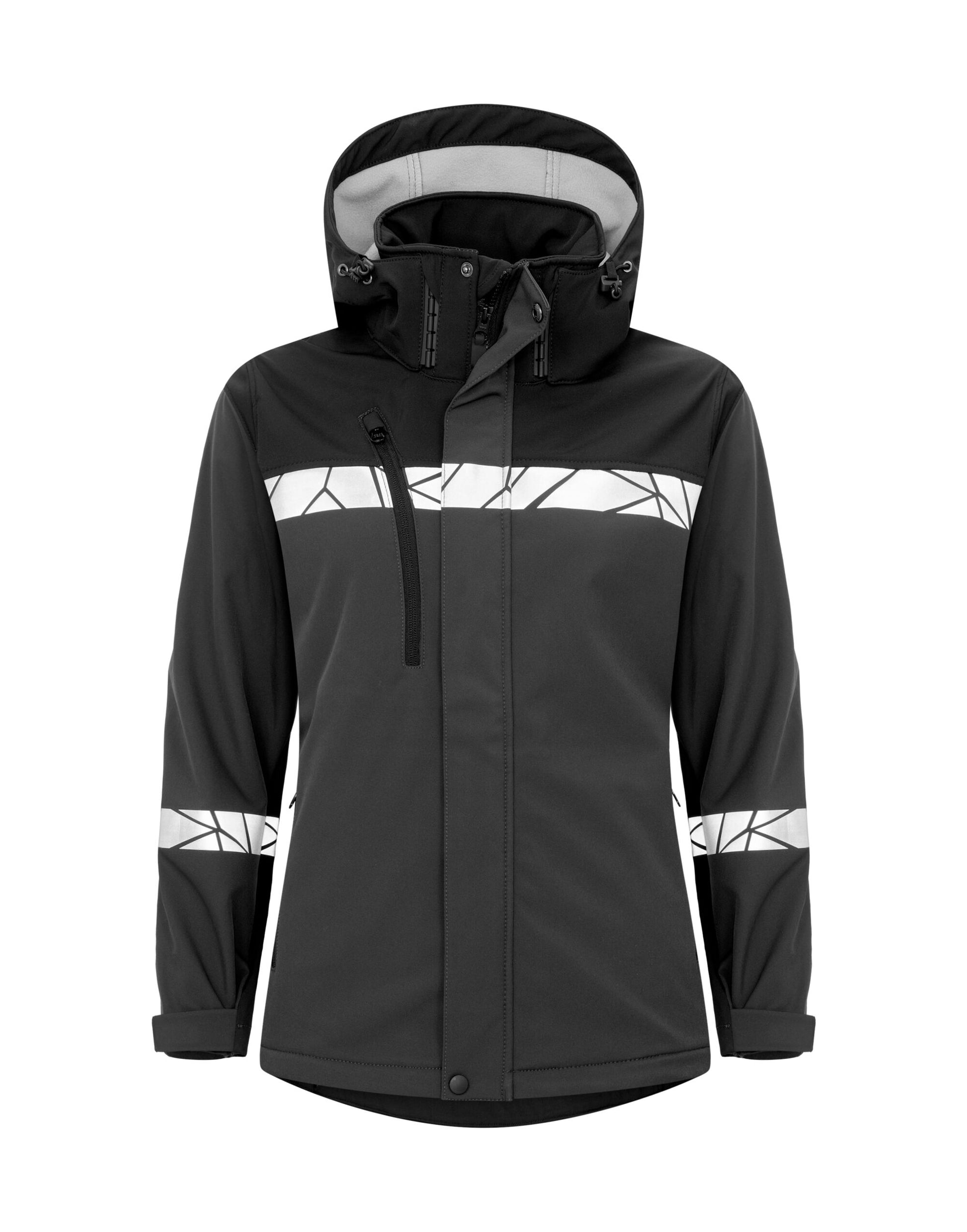 Progression 7417 Ladies Softshell Jacket - Grey/Black