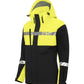 Progression 7417 Ladies Softshell Jacket - Black/Yellow