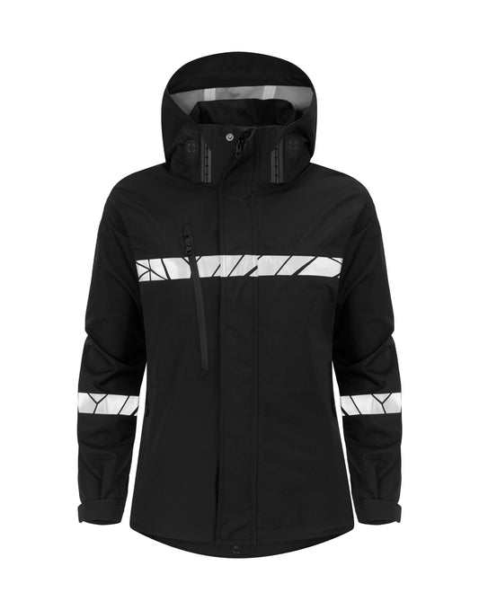 Progression 7419 Ladies Shell Jacket - Black/Black