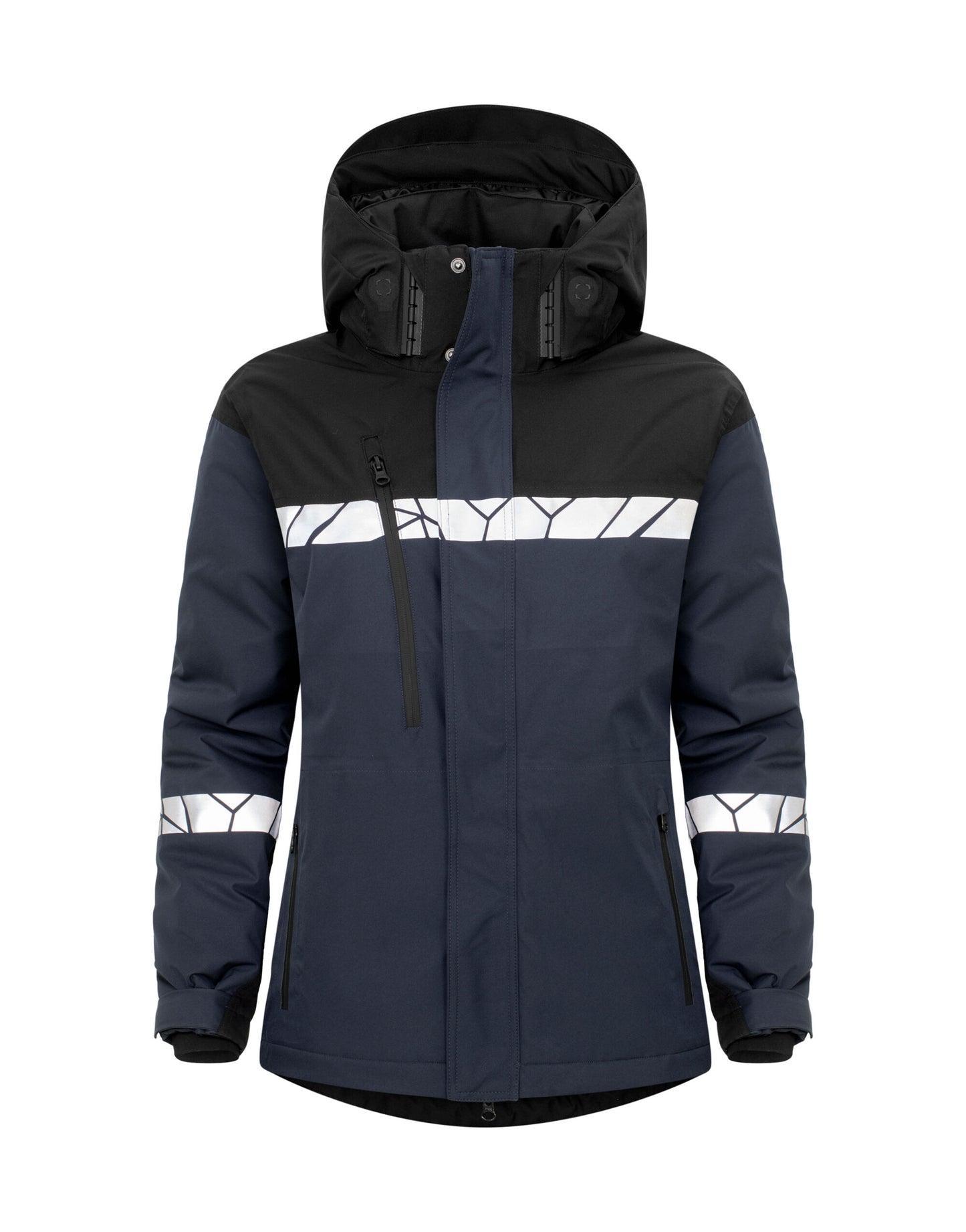 Progression 7420 Ladies Functional Padded Shell Jacket - Navy/Black