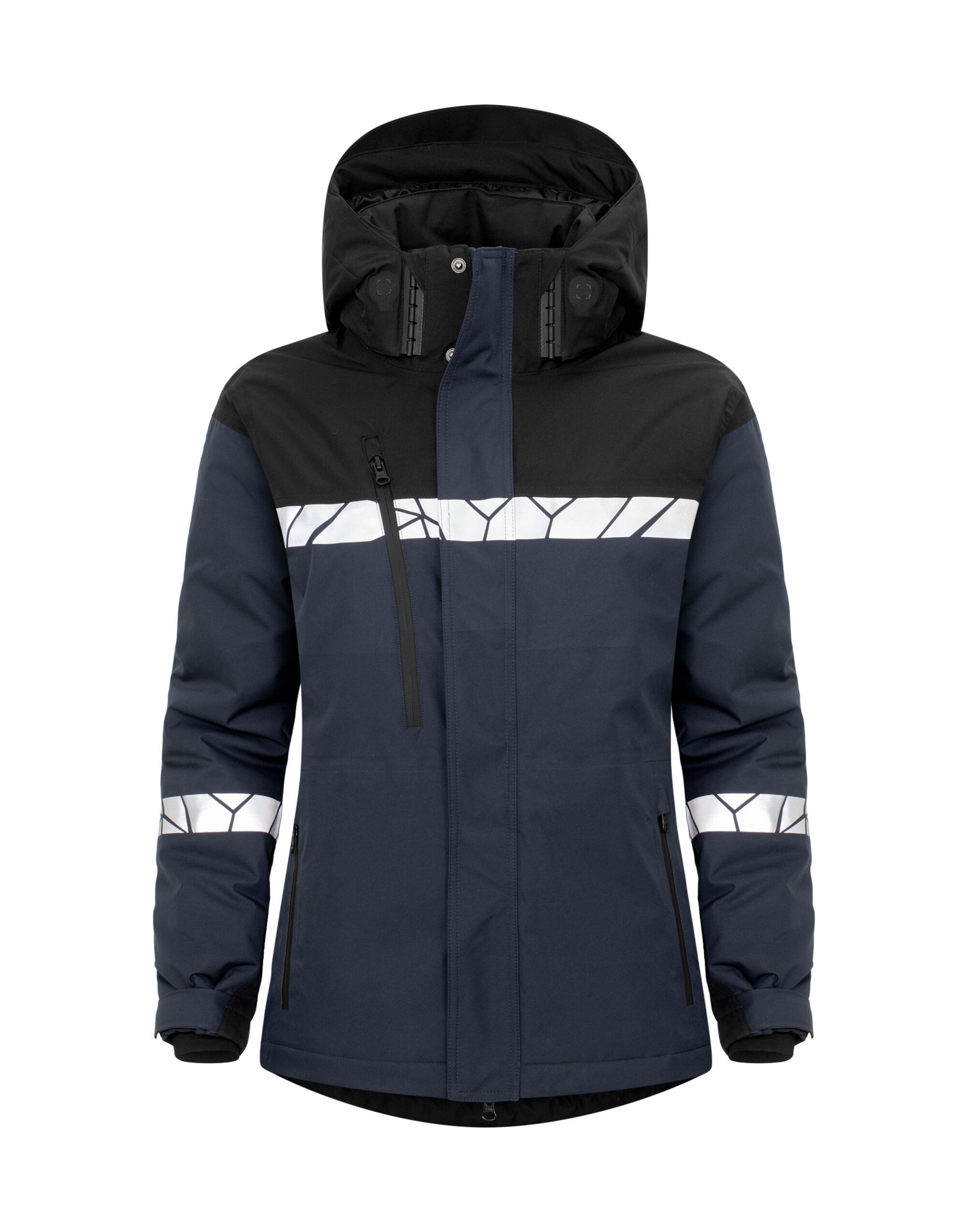 Progression 7420 Ladies Functional Padded Shell Jacket - Navy/Black