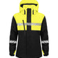Progression 7420 Ladies Functional Padded Shell Jacket - Black/Yellow