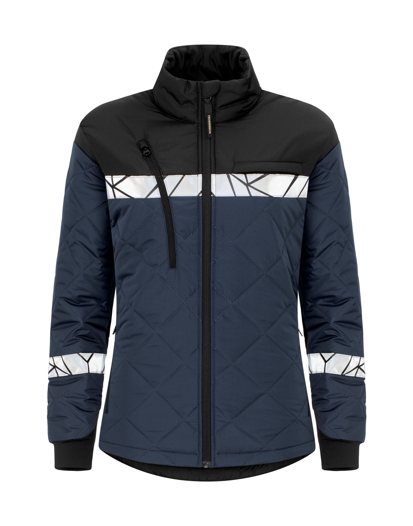 Progression 7421 Ladies Lightweight Quilted Jacket - Navy/Black