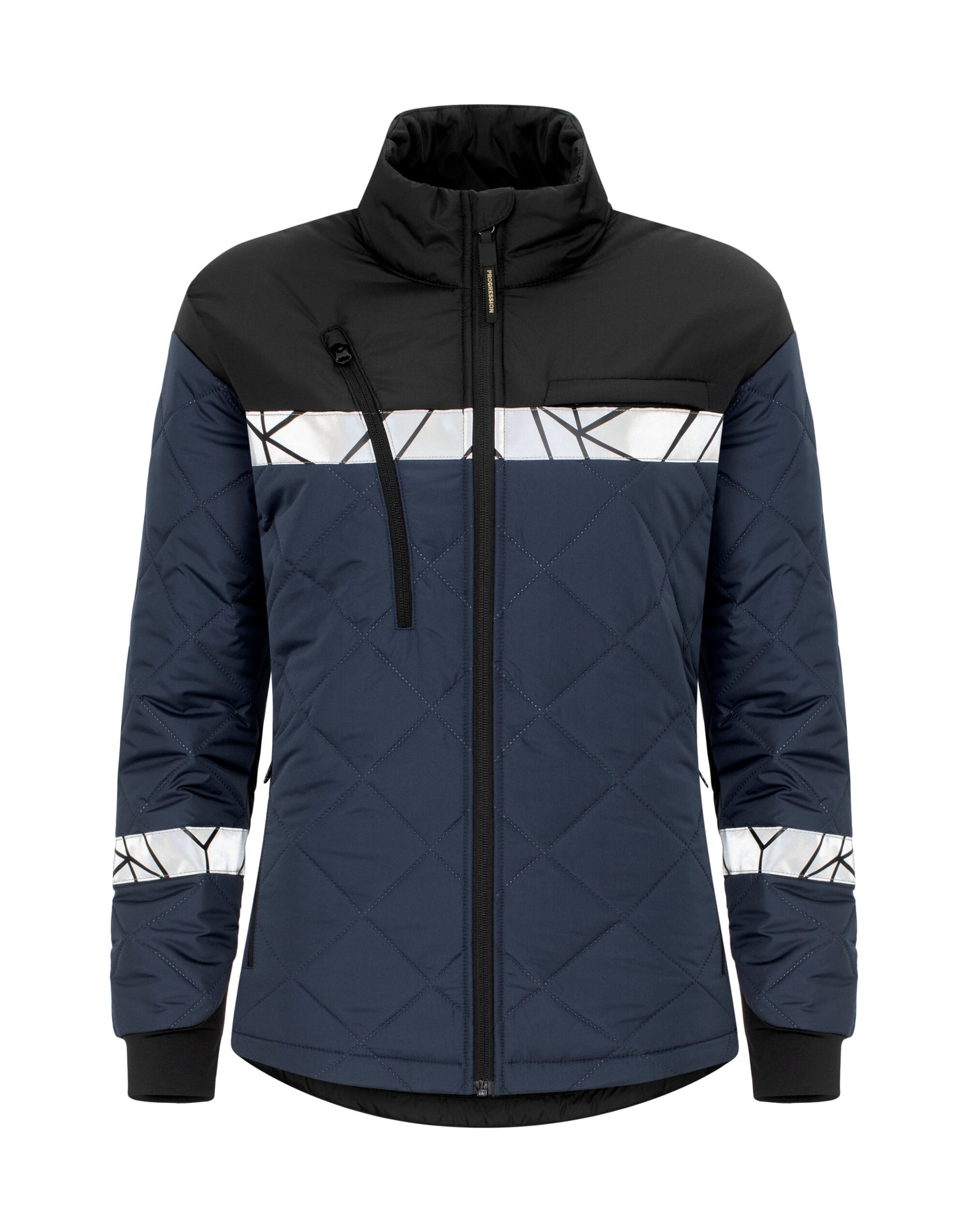 Progression 7421 Ladies Lightweight Quilted Jacket - Navy/Black