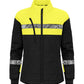Progression 7421 Ladies Lightweight Quilted Jacket - Black/Yellow