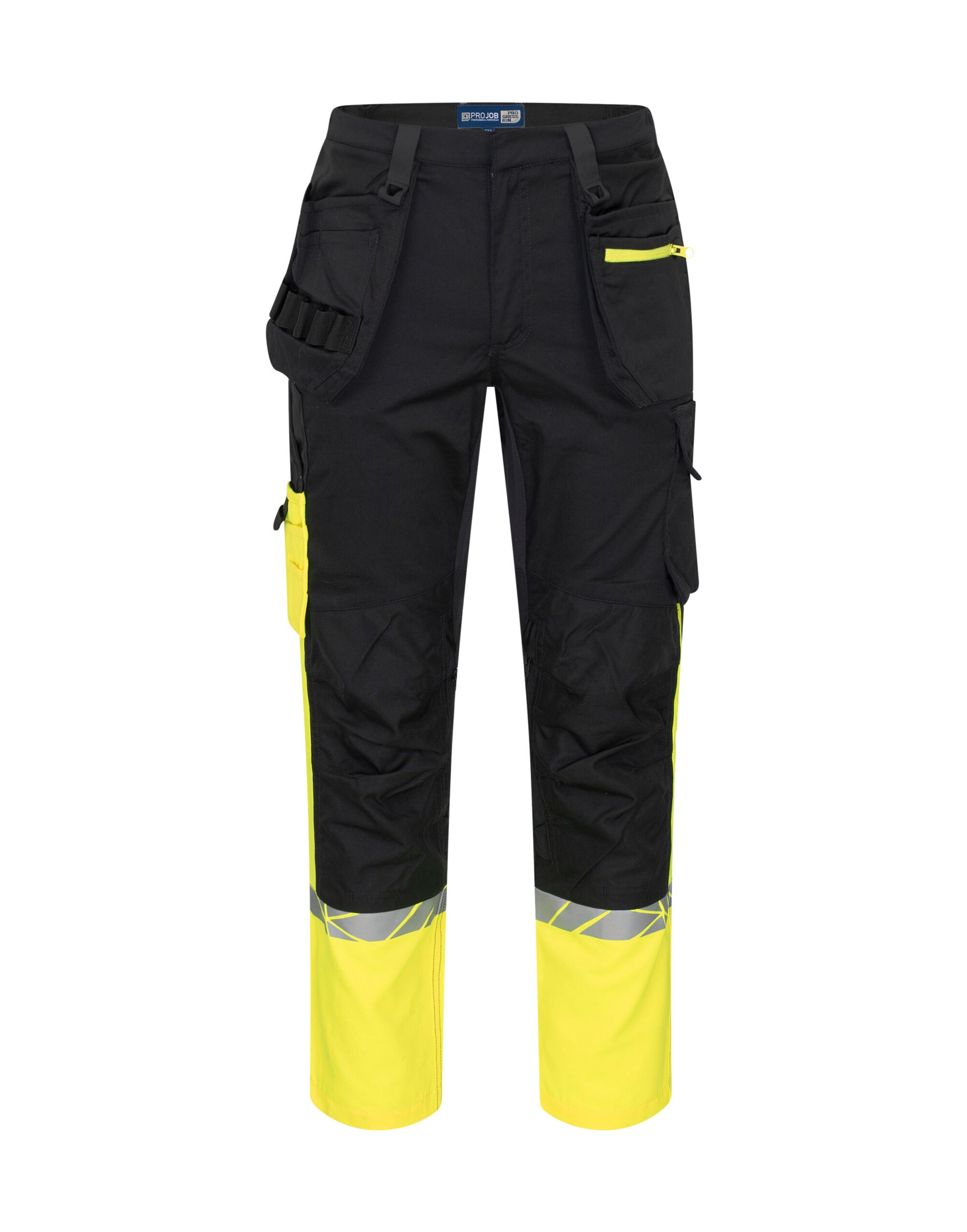 Progression 7509 Workpant Holster Pocket - Black/Yellow