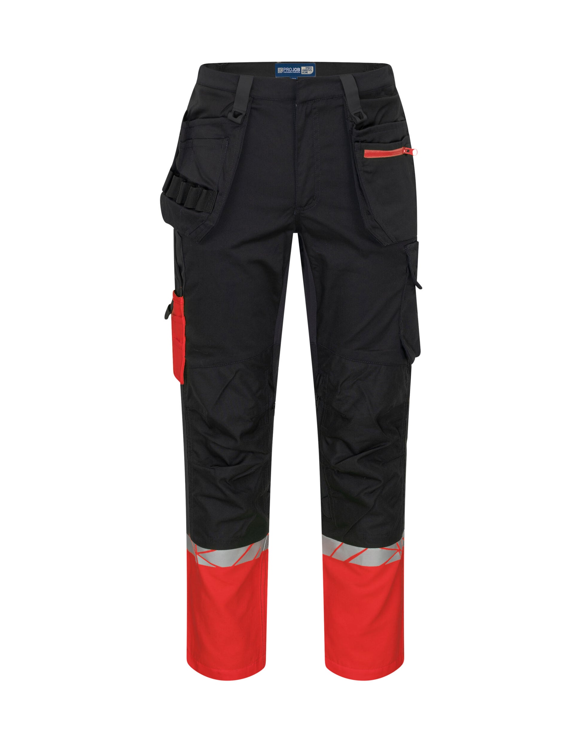Progression 7509 Workpant Holster Pocket - Black/Red