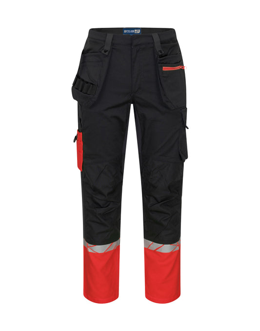 Progression 7509 Workpant Holster Pocket - Black/Red