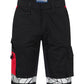 Progression 7510 Work Shorts - Black/Red