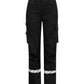 Progression 7512 Ladies Workpant Knee Protection - Black/Black