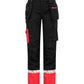 Progression 7513 Ladies Workpant Holster Pocket - Black/Red