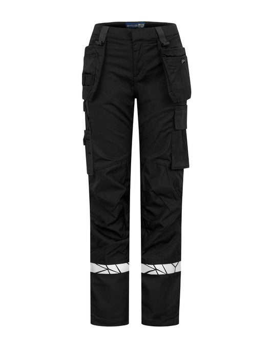Progression 7513 Ladies Workpant Holster Pocket - Black/Black