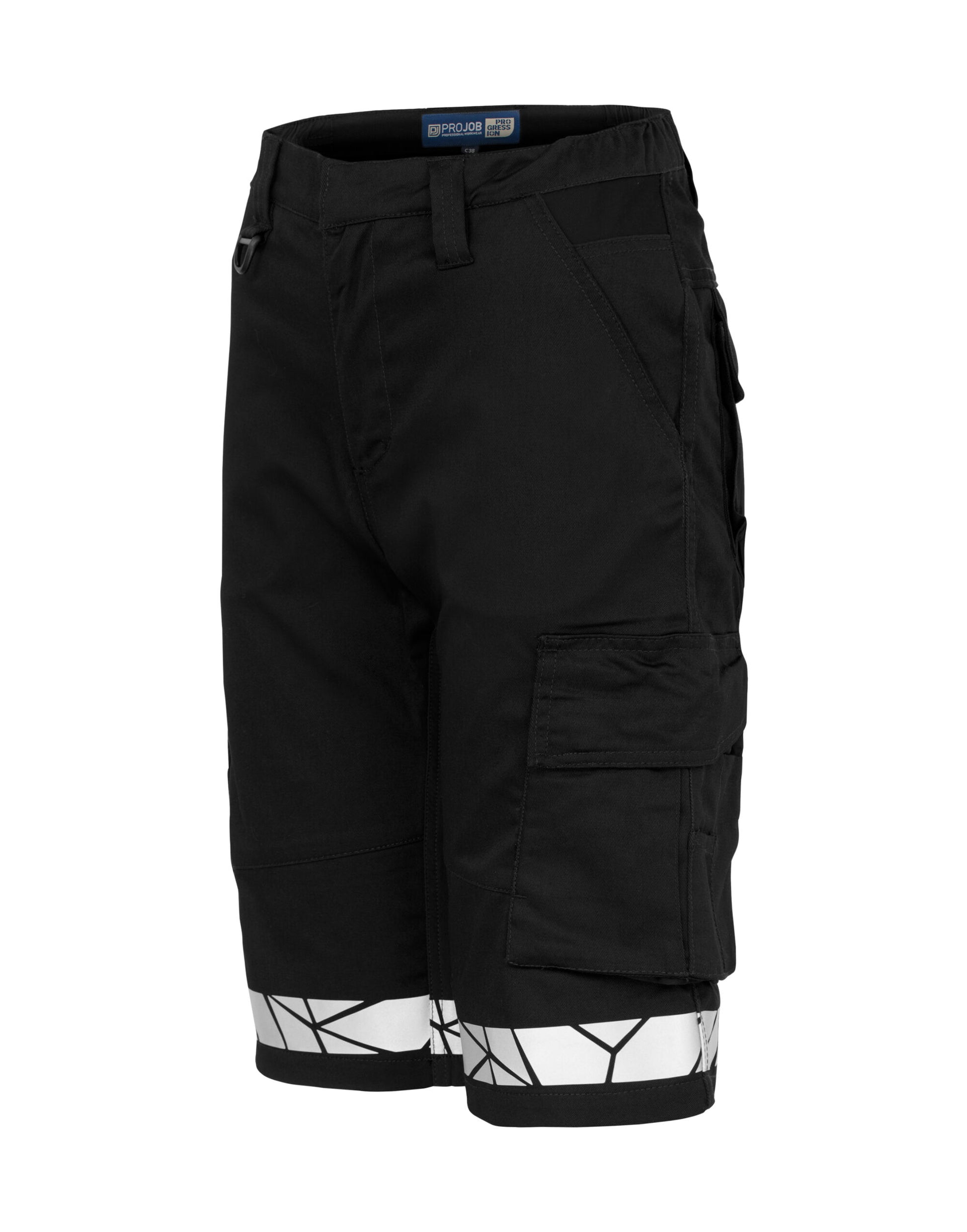 Progression 7514 Ladies Work Shorts - Black/Black