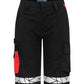 Progression 7514 Ladies Work Shorts - Black/Red