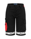 Progression 7514 Ladies Work Shorts - Black/Red