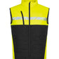 Progression 7700 Quilted Vest - Black/Yellow