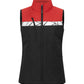 Progression 7701 Ladies Quilted Vest - Black/Red