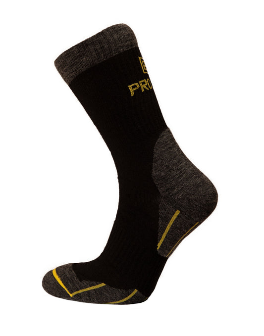 9090 Wool Socks - Black/Grey