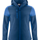 Ladies Softshell - Navy/Cobalt