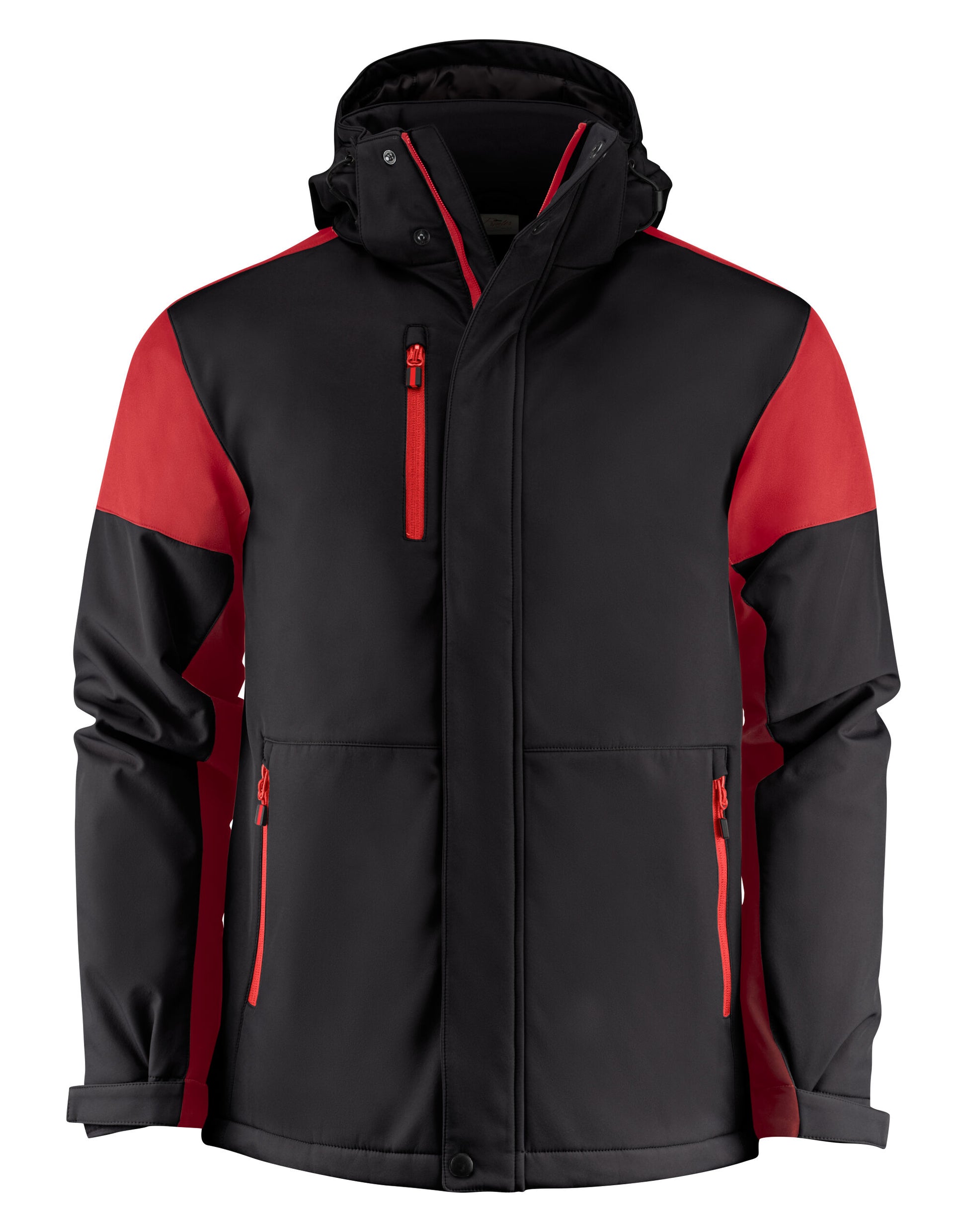 Padded Softshell - Black/Red