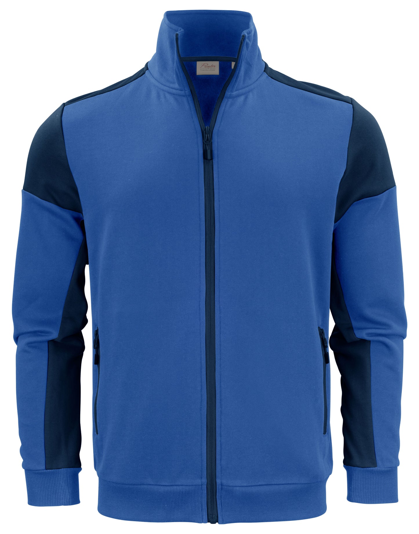 Full Zip Sweatshirt - Cobalt/Navy