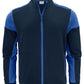 Full Zip Sweatshirt - Navy/Cobalt