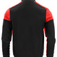 Full Zip Sweatshirt - Black/Red