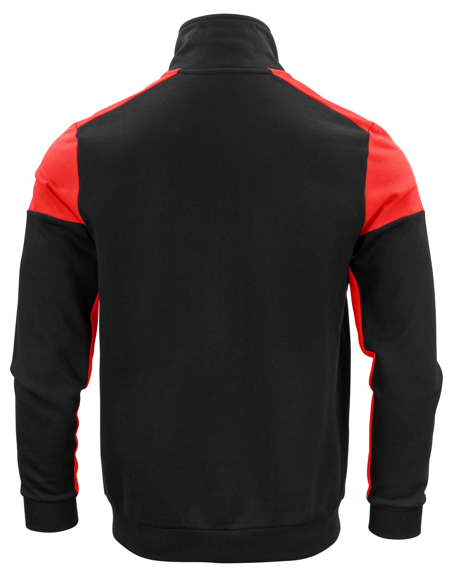 Full Zip Sweatshirt - Black/Red