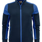 Ladies Full Zip Sweatshirt - Navy/Cobalt
