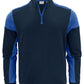 Half Zip Sweatshirt - Navy/Cobalt
