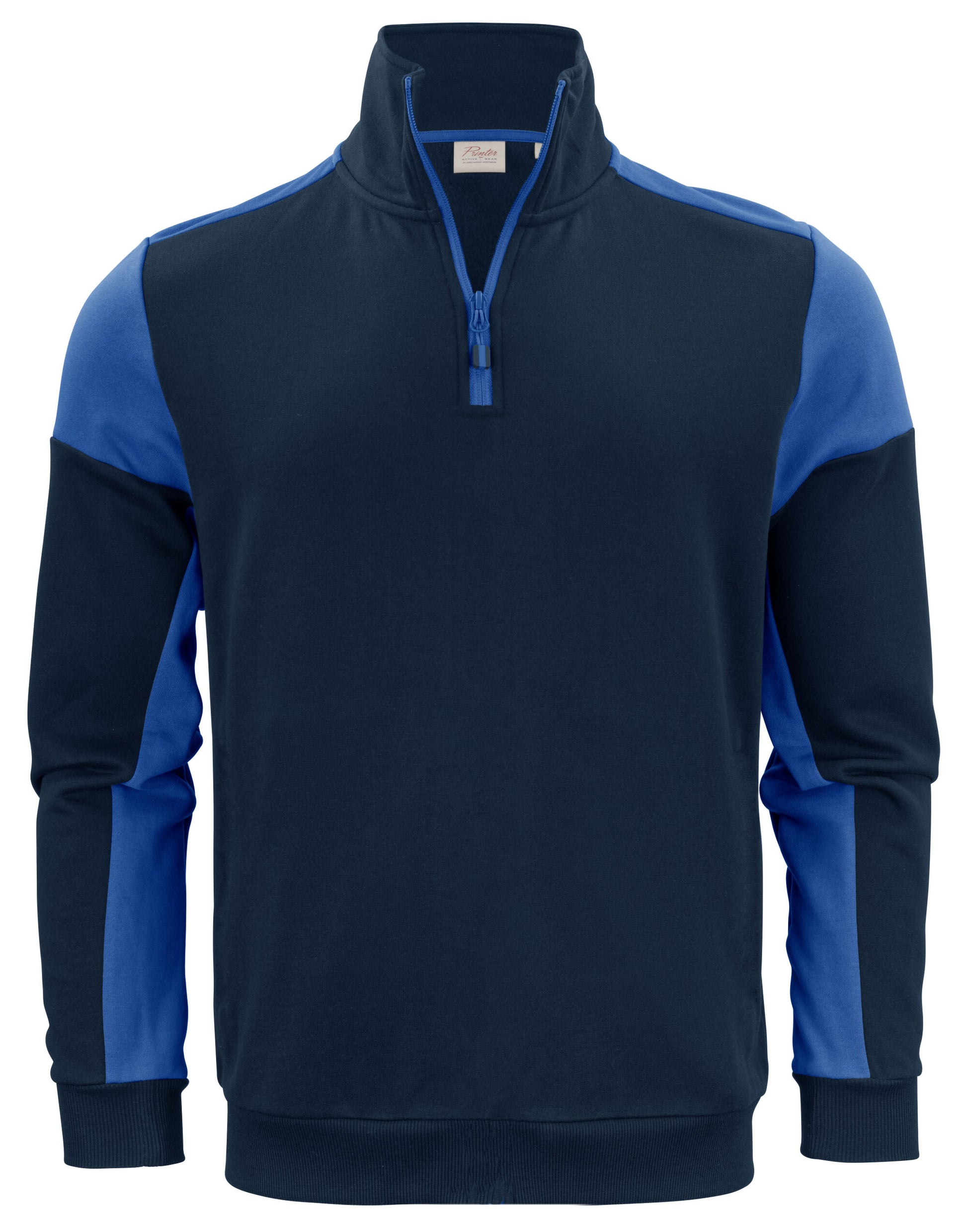 Half Zip Sweatshirt - Navy/Cobalt