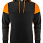Hoodie Unisex - Black/Orange