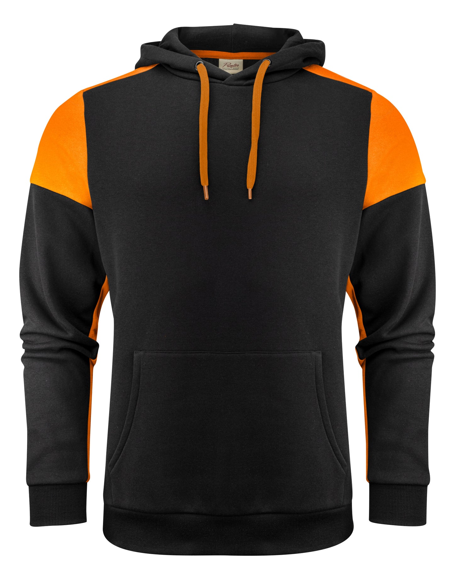 Hoodie Unisex - Black/Orange