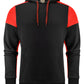 Hoodie Unisex - Black/Red