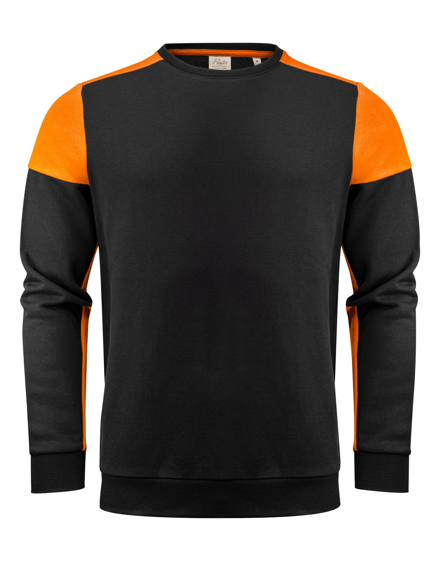 Crewneck Sweatshirt - Black/Orange