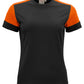 Ladies T-Shirt - Black/Orange
