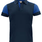Polo Shirt - Navy/Cobalt
