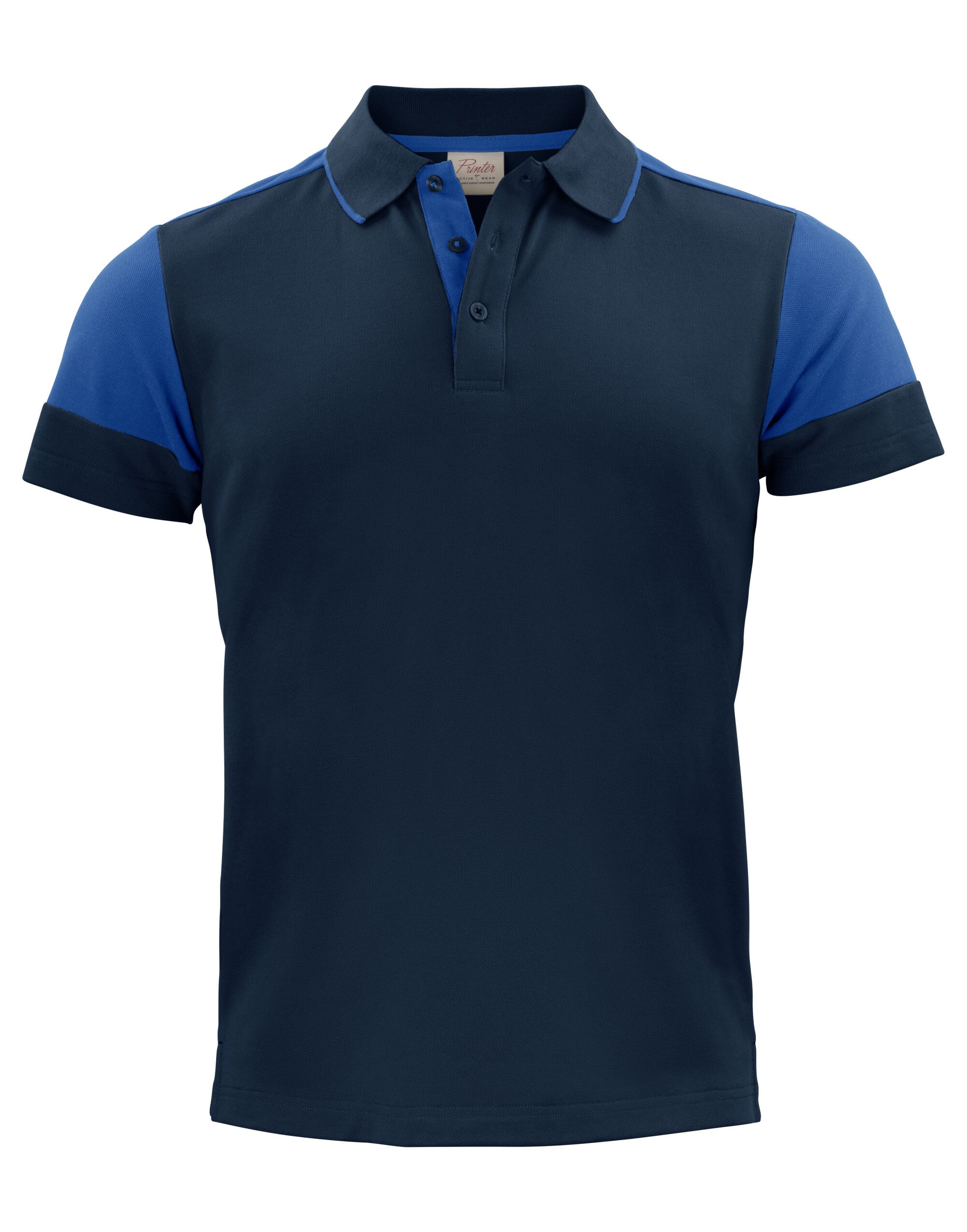 Polo Shirt - Navy/Cobalt