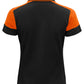 Ladies Polo Shirt - Black/Orange