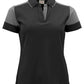 Ladies Polo Shirt - Black/Anthracite