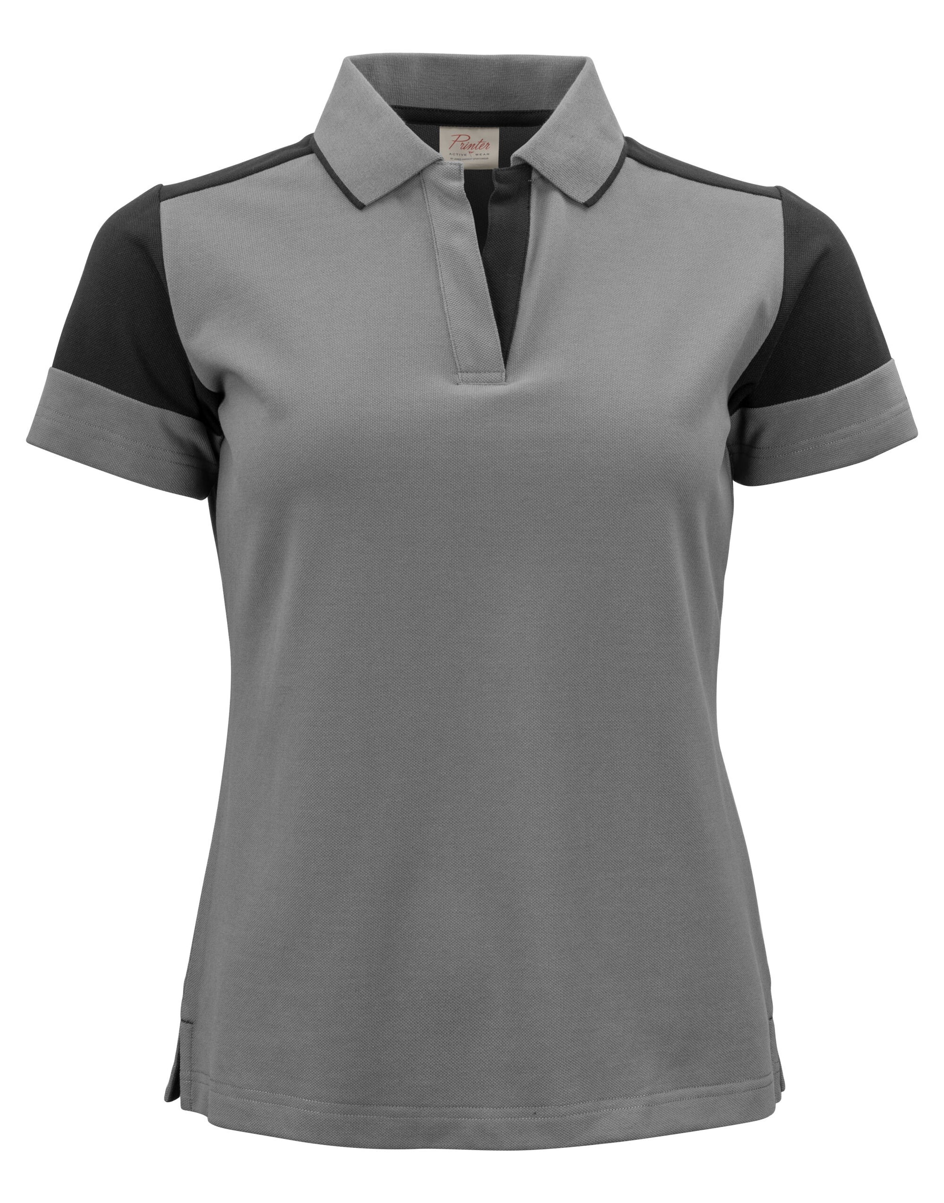 Ladies Polo Shirt - Anthracite/Black