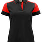 Ladies Polo Shirt - Black/Red