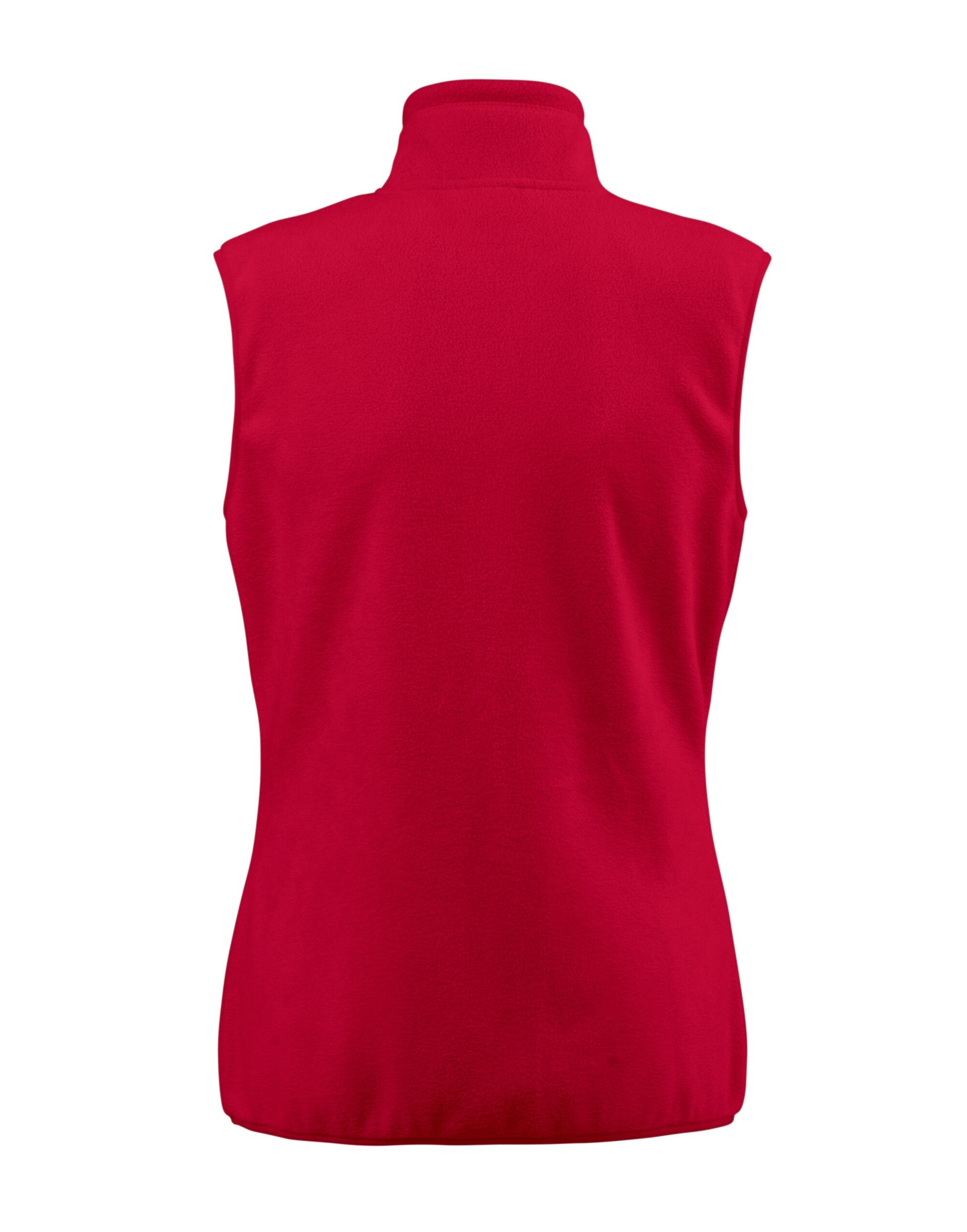 Ladies Sideflip Fleece Vest - Red