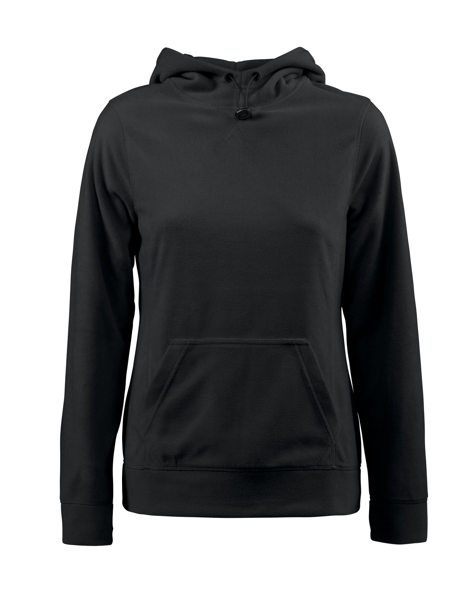 Ladies Switch Fleece Hoodie - Black