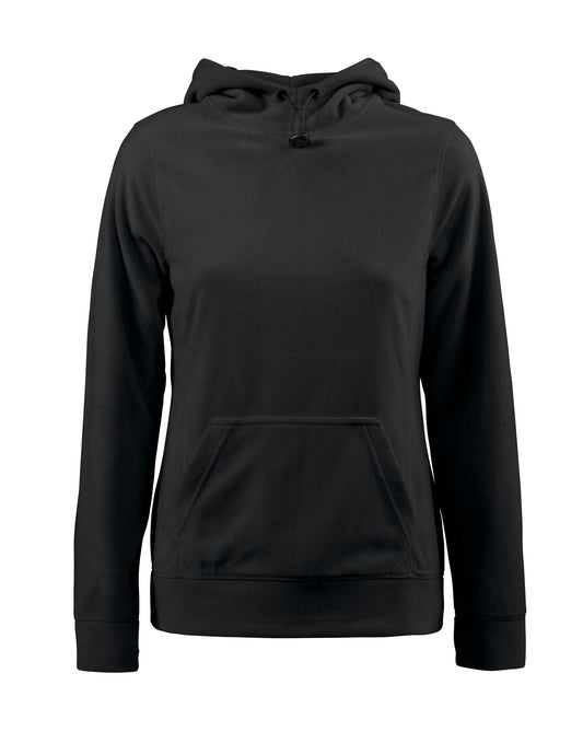 Ladies Switch Fleece Hoodie - Black