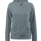 Ladies Switch Fleece Hoodie - Metal Grey