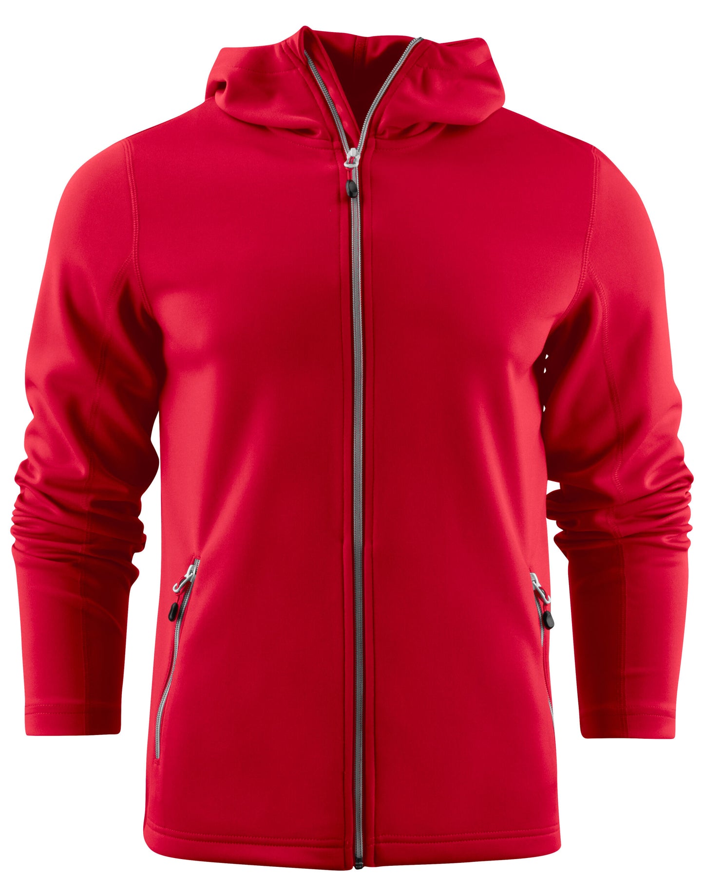 Layback Full Zip Hoodie - Red