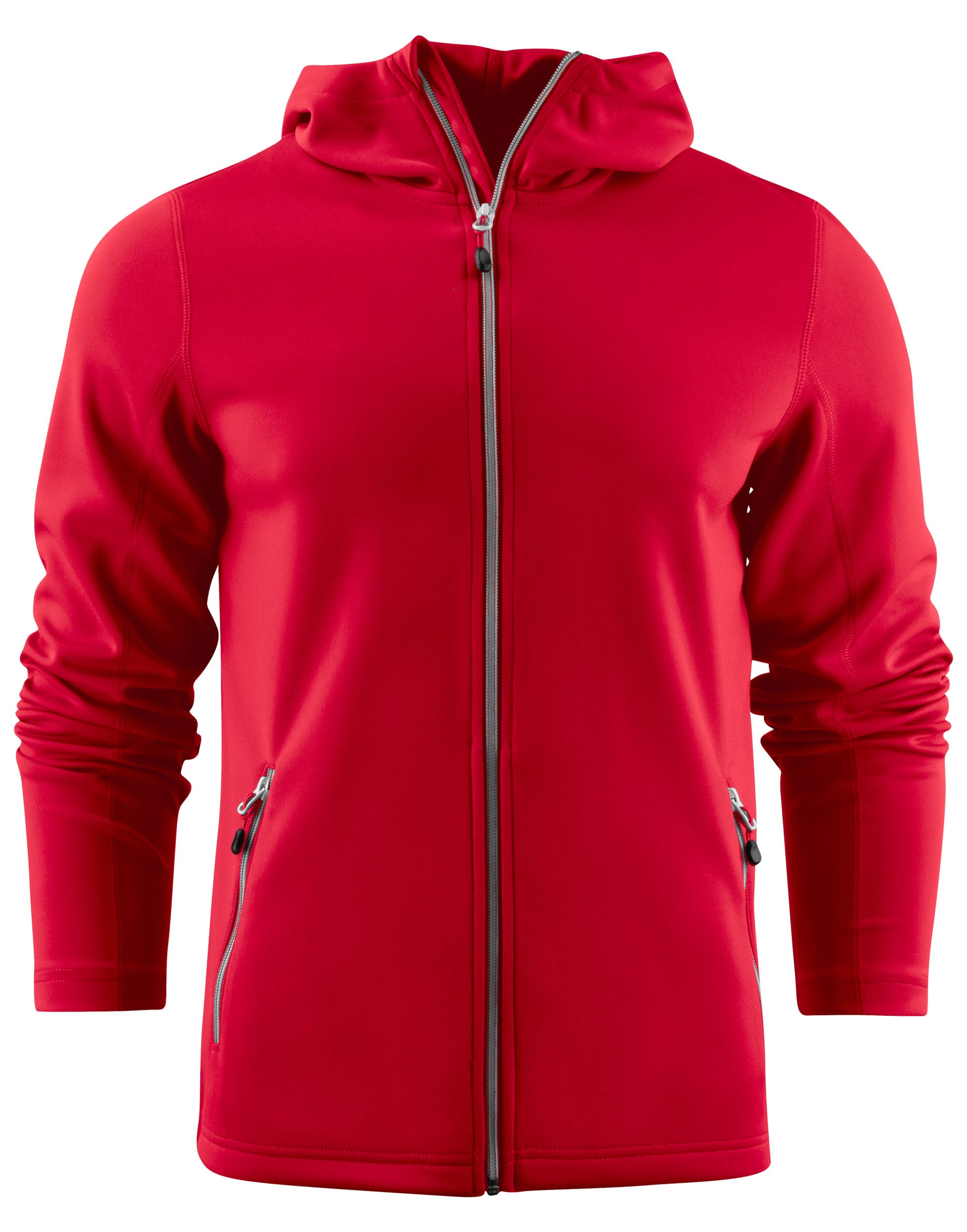 Layback Full Zip Hoodie - Red